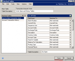 Matched Tables in Smart List Builder 3